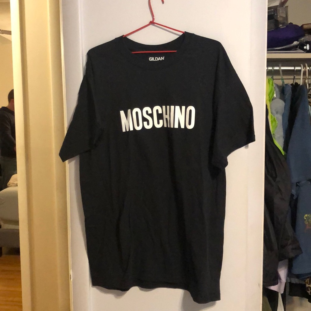Moschino screen print tee